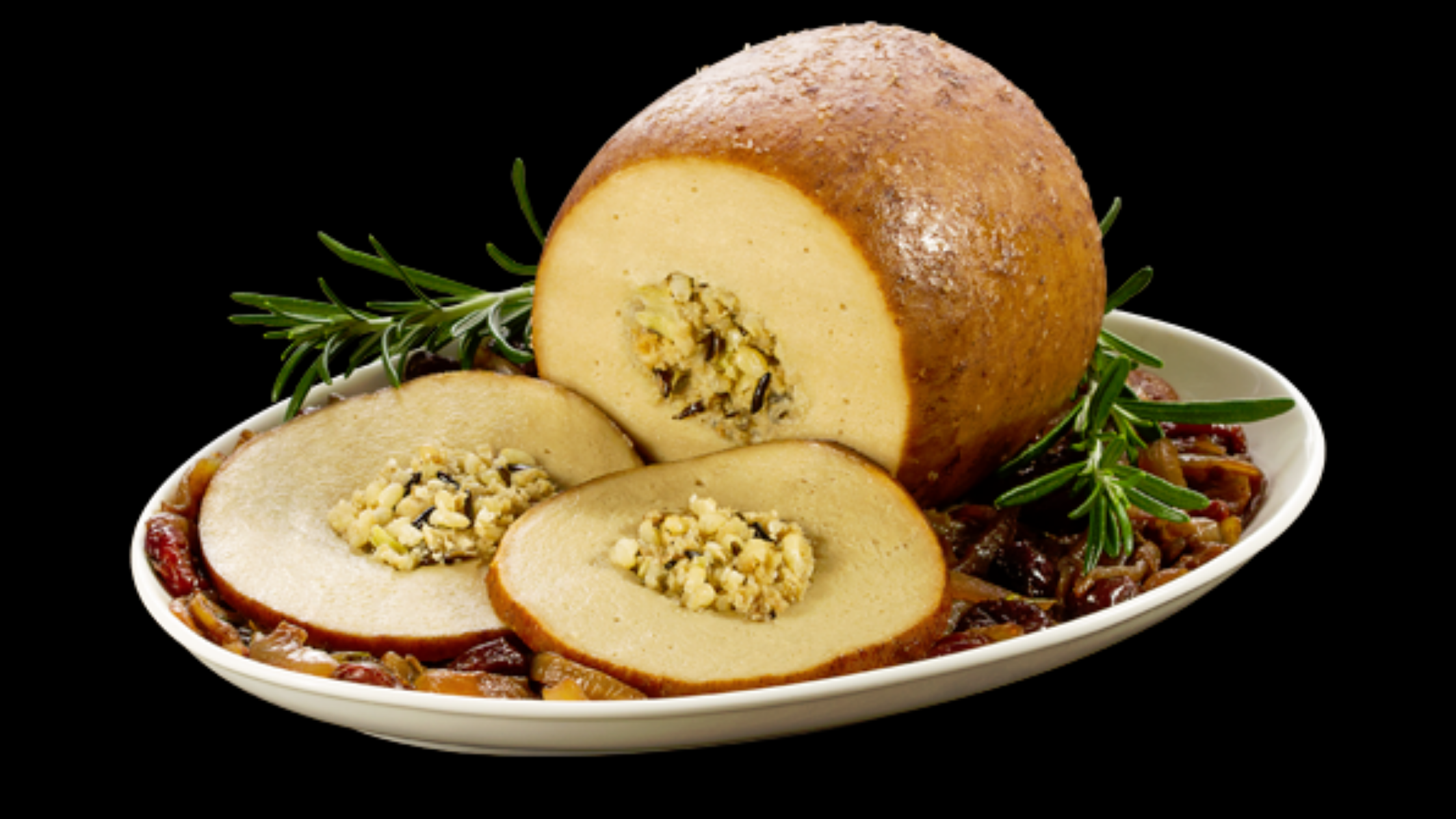 tofurkey roast with wild rice